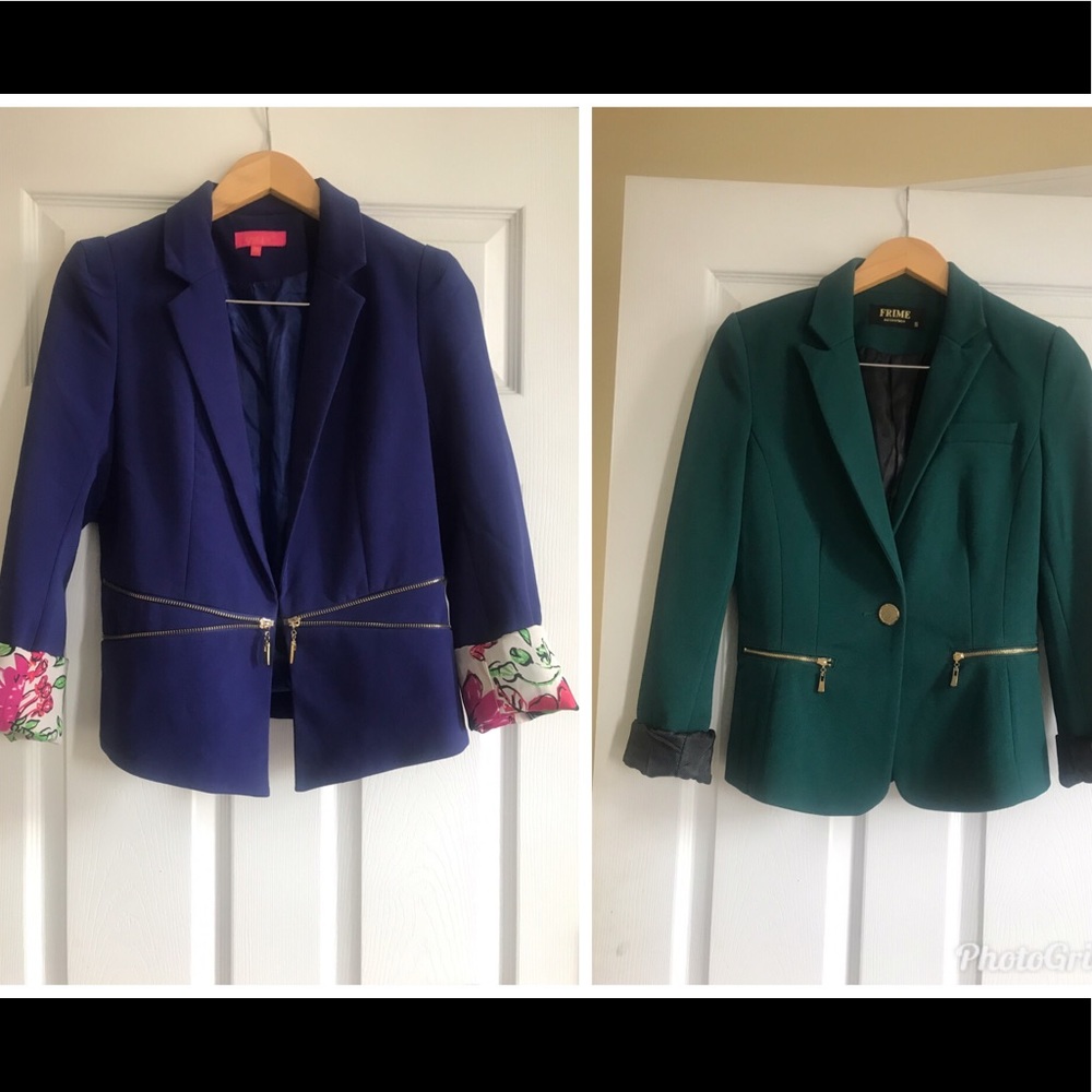 Bundle of two blazer jackets
